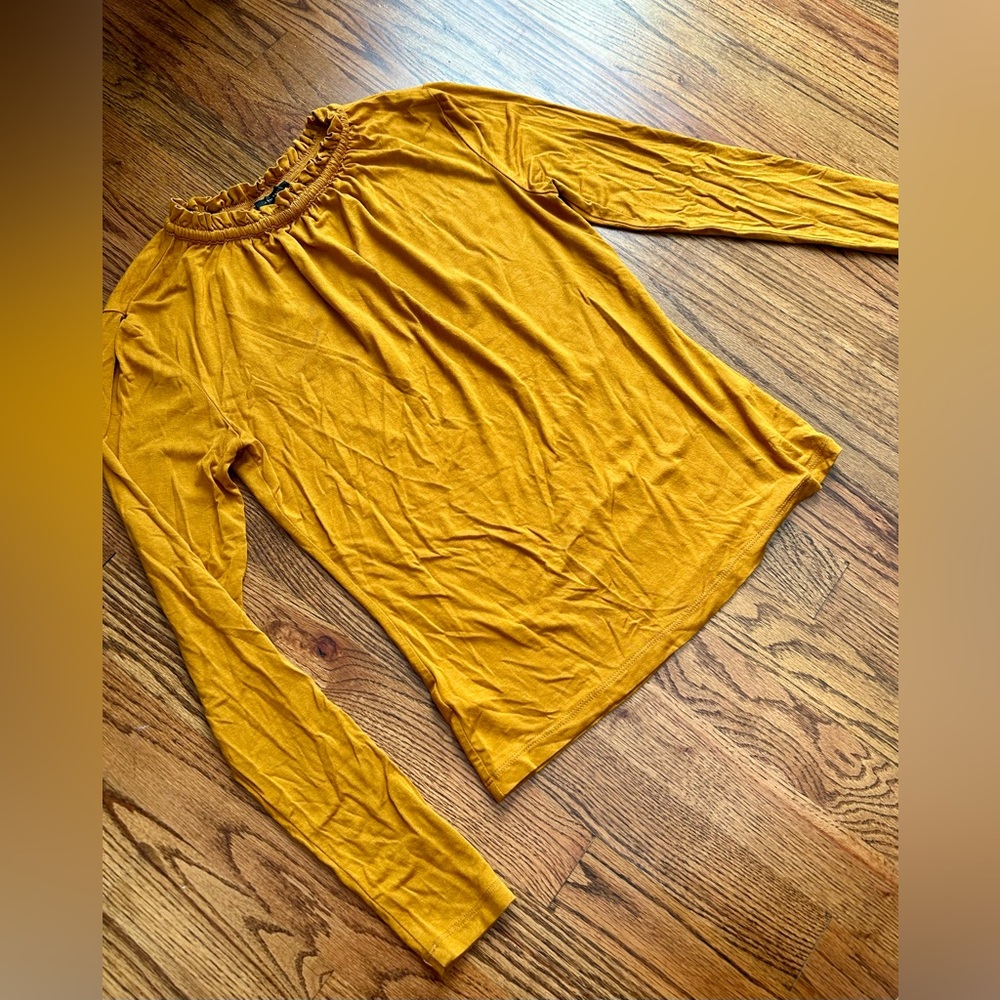 Anne Taylor Mustard Top
